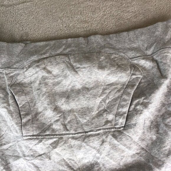 St. John Bay Women's Sweatshirt Pullover High Cloar V-Neck Fleece Gray - Picture 8 of 11